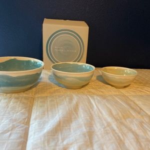 Pepper and Vetiver nesting bowls